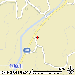 熊本県菊池市下河原643周辺の地図