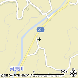 熊本県菊池市下河原643周辺の地図