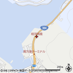 相河桟橋周辺の地図