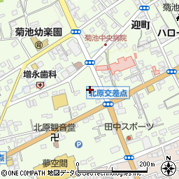 株式会社ワタナベ典礼菊池斎場周辺の地図