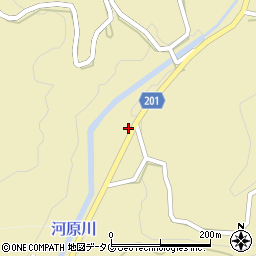 熊本県菊池市下河原580周辺の地図