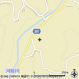 熊本県菊池市下河原642周辺の地図