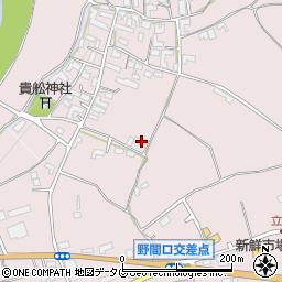 熊本県菊池市神来199周辺の地図