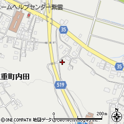 大分県豊後大野市三重町内田3101周辺の地図