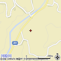 熊本県菊池市下河原640周辺の地図