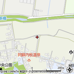 熊本県阿蘇市小里316-1周辺の地図