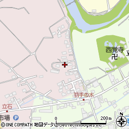 熊本県菊池市野間口488周辺の地図