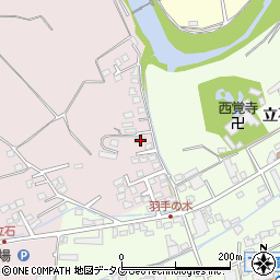 熊本県菊池市野間口488-7周辺の地図