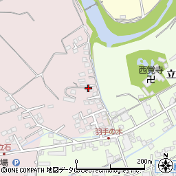 熊本県菊池市野間口488-9周辺の地図