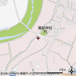 熊本県菊池市神来308周辺の地図