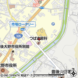 大分県豊後大野市三重町市場450周辺の地図