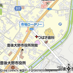 大分県豊後大野市三重町市場579周辺の地図