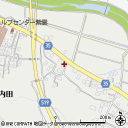 大分県豊後大野市三重町内田3015周辺の地図