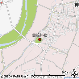 熊本県菊池市神来307周辺の地図
