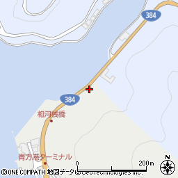 長崎県南松浦郡新上五島町相河郷10周辺の地図