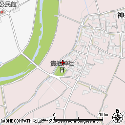 熊本県菊池市神来298周辺の地図