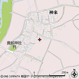 熊本県菊池市野間口236周辺の地図