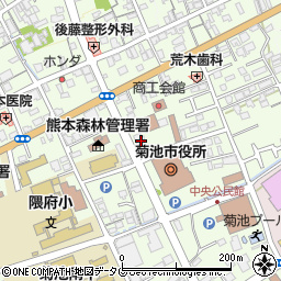 熊本県菊池市栄町904周辺の地図