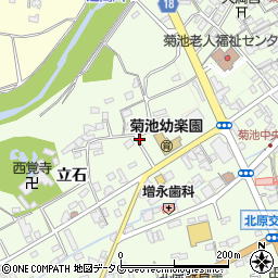 軌道敷跡周辺の地図