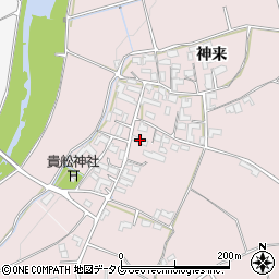 熊本県菊池市野間口220周辺の地図