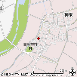 熊本県菊池市野間口295周辺の地図