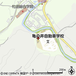 亀の井自動車学校・竹田周辺の地図
