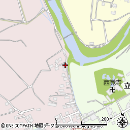 熊本県菊池市野間口485-1周辺の地図