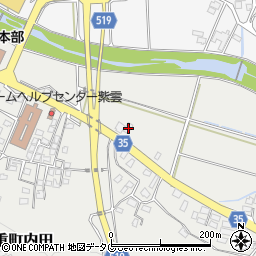 大分県豊後大野市三重町内田2909周辺の地図