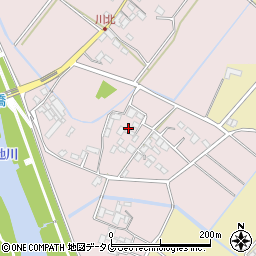 熊本県山鹿市鹿本町中川周辺の地図