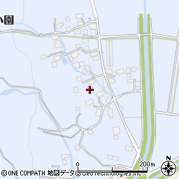 熊本県阿蘇市西小園411周辺の地図