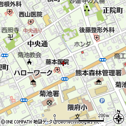 熊本県菊池市栄町780-5周辺の地図