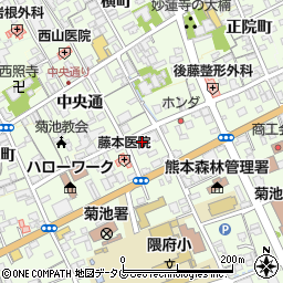 熊本県菊池市栄町780-4周辺の地図