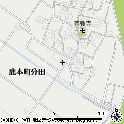 熊本県山鹿市鹿本町分田2060周辺の地図