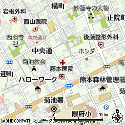 熊本県菊池市栄町780-15周辺の地図