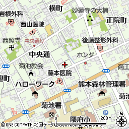 熊本県菊池市栄町780-18周辺の地図