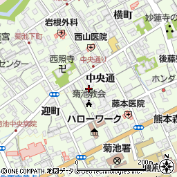 内田時計メガネ店周辺の地図