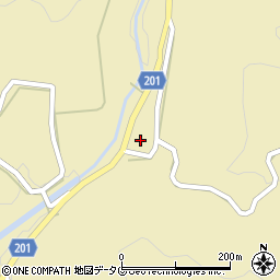 熊本県菊池市下河原696周辺の地図