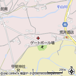 熊本県荒尾市平山2379周辺の地図