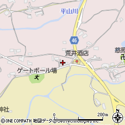 熊本県荒尾市平山2386-1周辺の地図