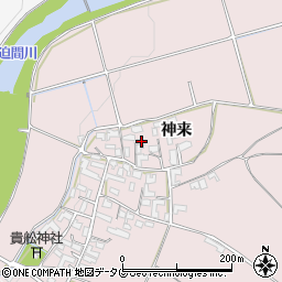 熊本県菊池市野間口272周辺の地図