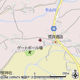 熊本県荒尾市平山2384周辺の地図