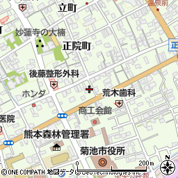 熊本日日新聞社菊池支局周辺の地図