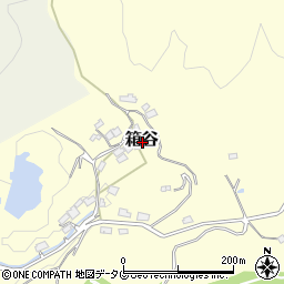 熊本県玉名市箱谷周辺の地図
