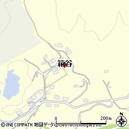 熊本県玉名市箱谷周辺の地図