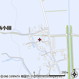 熊本県阿蘇市西小園424-2周辺の地図