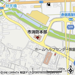 大分県豊後大野市三重町内田2827周辺の地図