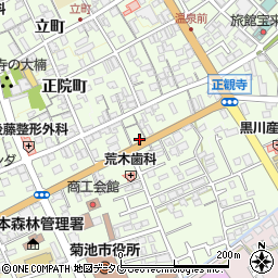 熊本県菊池市西正観寺1026周辺の地図