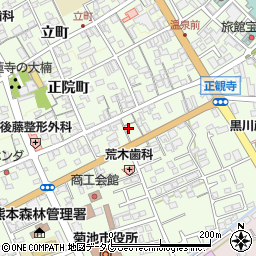 熊本県菊池市西正観寺1022周辺の地図