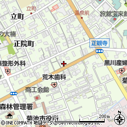 熊本県菊池市西正観寺周辺の地図