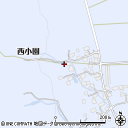 熊本県阿蘇市西小園465周辺の地図